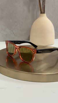 Сонцезахисні окуляри Ray-Ban RBR0502S 6711/73 Wayfarer Reverse Orange/Grey Force167 фото