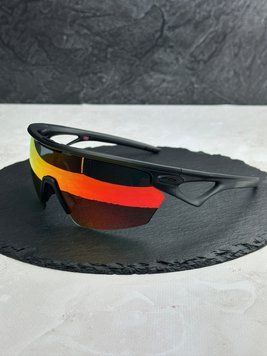 Сонцезахисні окуляри Oakley Sphaera OO9403 чорні матові з лінзою Prizm Ruby, спортивний щиток, чоловічі, оригінал OAK76659 фото