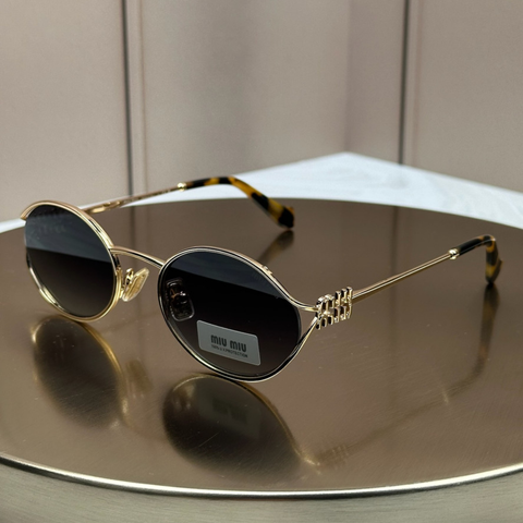 Сонцезахисні окуляри Miu Miu SMU 52Y Gold Havana/Grey Gradient
