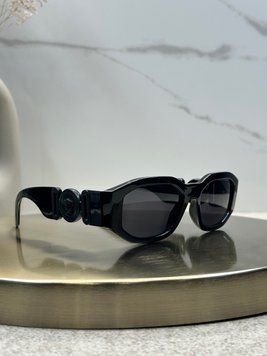 Сонцезахисні окуляри Versace VE4361 5360/87 Medusa Biggie Black/Grey Force34 фото