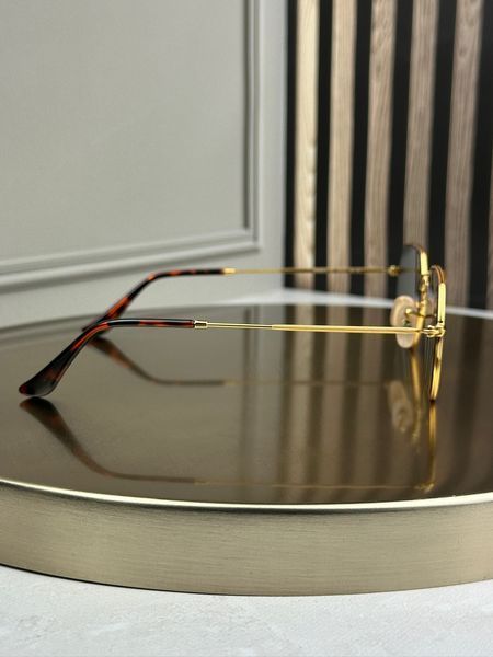 Сонцезахисні окуляри Ray-Ban RB3556 Octagonal золото G15 восьмикутні унісекс