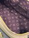 Жіноча сумка LOUIS VUITTON Nano LV Biker текстиль та шкіра бежева Force77 фото 8