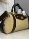 Жіноча сумка LOUIS VUITTON Nano LV Biker текстиль та шкіра бежева Force77 фото 2