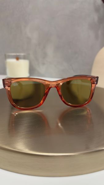 Сонцезахисні окуляри Ray-Ban RBR0502S Wayfarer Reverse помаранчеві унісекс