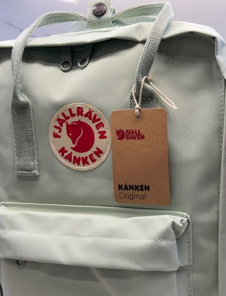 Рюкзак Fjallraven Kanken Classic м'ятний Mint Green 16л міський жіночий шкільний