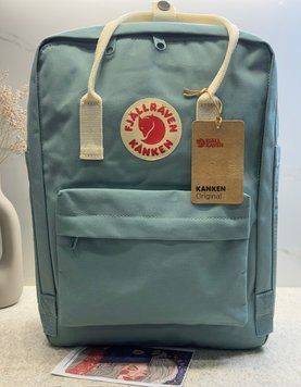 Рюкзак Fjallraven Kanken Classic бірюзовий Frost Green 16л міський жіночий шкільний оригінал