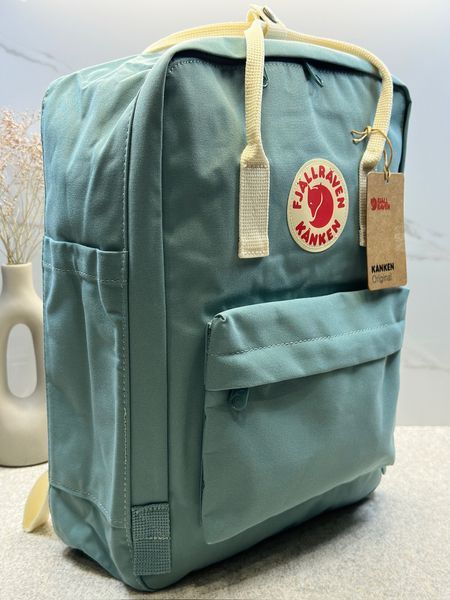 Рюкзак Fjallraven Kanken Classic бирюзовый Frost Green 16л городской женский школьный оригинал