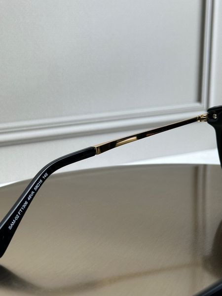 Сонцезахисні окуляри Tom Ford FT1306 Sam чорні авіатор коричнева лінза унісекс