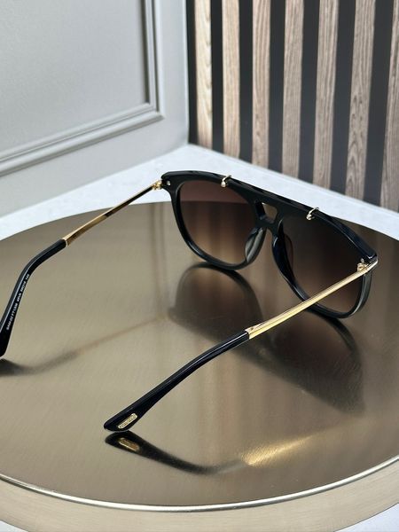 Сонцезахисні окуляри Tom Ford FT1306 Sam чорні авіатор коричнева лінза унісекс