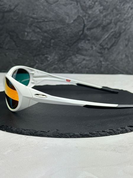 Сонцезахисні окуляри Oakley Eye Jacket Redux OO9438 білі Prizm чоловічі