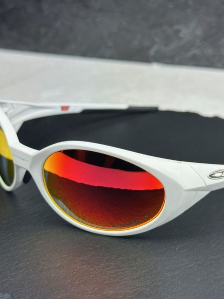 Сонцезахисні окуляри Oakley Eye Jacket Redux OO9438 білі Prizm чоловічі