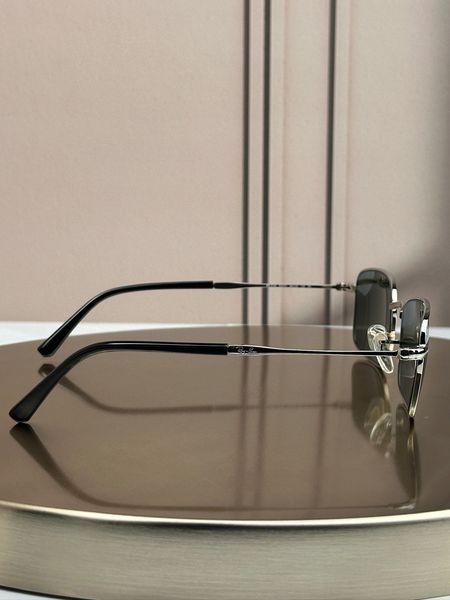 Солнцезащитные очки Ray-Ban RB3746 серебро, зеленая линза G15, прямоугольные, унисекс