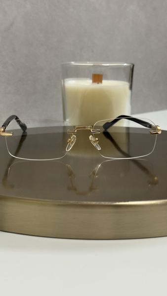 Окуляри Gucci GG1221 007 золоті прямокутні унісекс