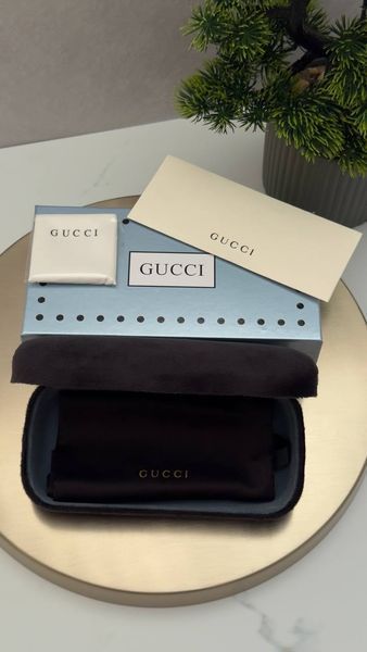 Окуляри Gucci GG1221 007 золоті прямокутні унісекс