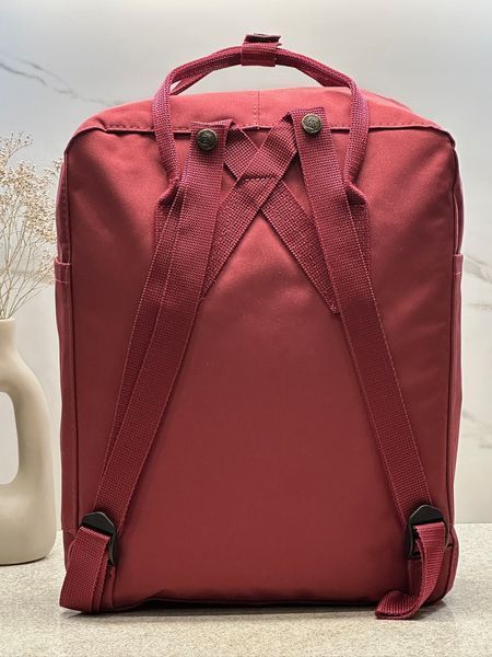 Рюкзак Fjallraven Kanken Classic бордовий Ox Red 16л міський жіночий шкільний оригінал
