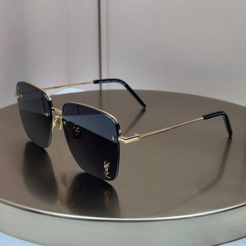 Сонцезахисні окуляри Saint Laurent SL 312M Gold/Black