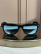 Сонцезахисні окуляри Ray-Ban RB2132 New Wayfarer чорні дзеркальна блакитна лінза унісекс &mdash; фото 2