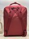 Рюкзак Fjallraven Kanken Classic бордовий Ox Red 16л міський жіночий шкільний оригінал &mdash; фото 6