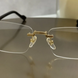 Окуляри Gucci GG1221O Gold Rectangular &mdash; фото 4