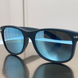 Сонцезахисні окуляри Ray-Ban RB2132 New Wayfarer Matte Rubber Black/Blue Flash &mdash; фото 8