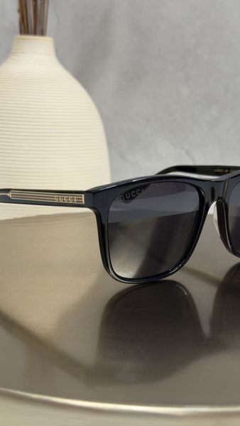 Сонцезахисні окуляри Gucci GG0381S 001 Black/Grey Force119 фото