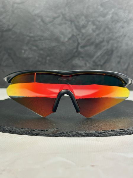 Сонцезахисні окуляри Oakley M Frame чорні матові дзеркальні спортивні чоловічі