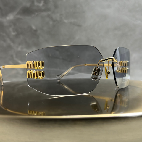 Сонцезахисні окуляри Miu Miu MU54YS Gold/Grey