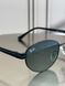 Сонцезахисні окуляри Ray-Ban RB3774D чорні, зелена лінза G15, овальні, унісекс &mdash; фото 3