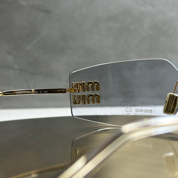Сонцезахисні окуляри Miu Miu MU54YS Gold/Grey