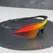 Сонцезахисні окуляри Oakley M Frame 00162 Matte Black/Fire Iridium &mdash; фото 1
