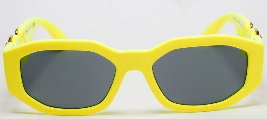Солнцезащитные очки Versace VE4361 5321/87 Medusa Biggie желтые флуоресцентные унисекс оригинал