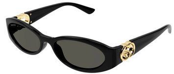 Сонцезахисні окуляри Gucci GG1660 чорні котяче око золотий логотип жіночі оригінал