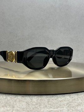 Сонцезахисні окуляри Versace VE4361 401/87 Medusa Biggie чорні сіра лінза унісекс