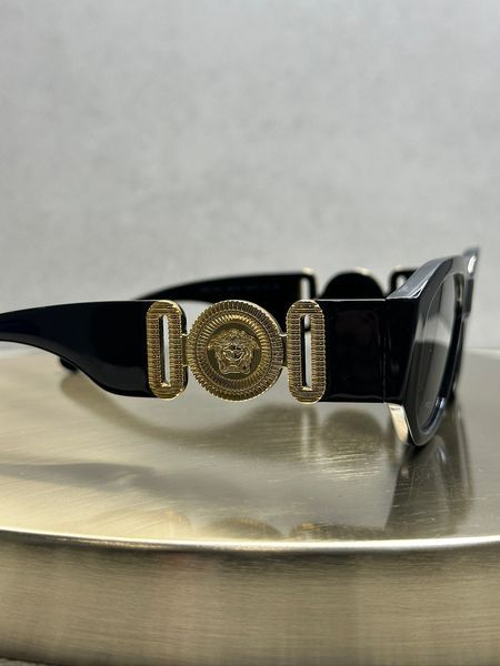 Сонцезахисні окуляри Versace VE4361 401/87 Medusa Biggie чорні сіра лінза унісекс