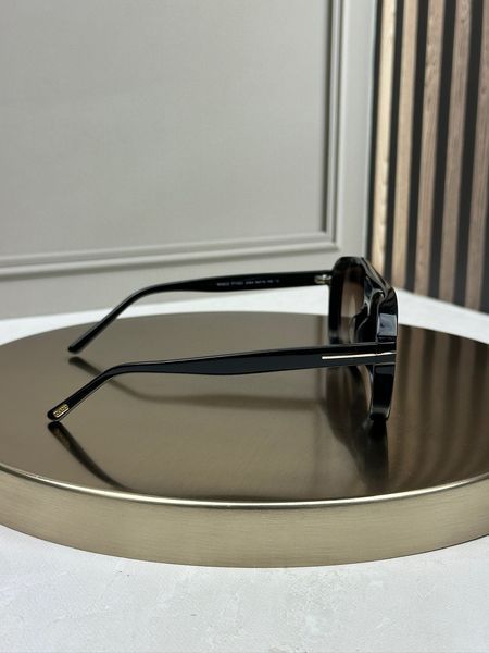 Сонцезахисні окуляри Tom Ford FT1022 Rosco чорні авіатор коричнева лінза унісекс