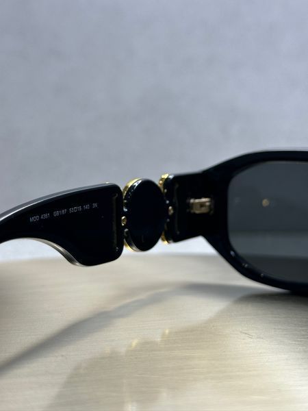 Сонцезахисні окуляри Versace VE4361 401/87 Medusa Biggie чорні сіра лінза унісекс