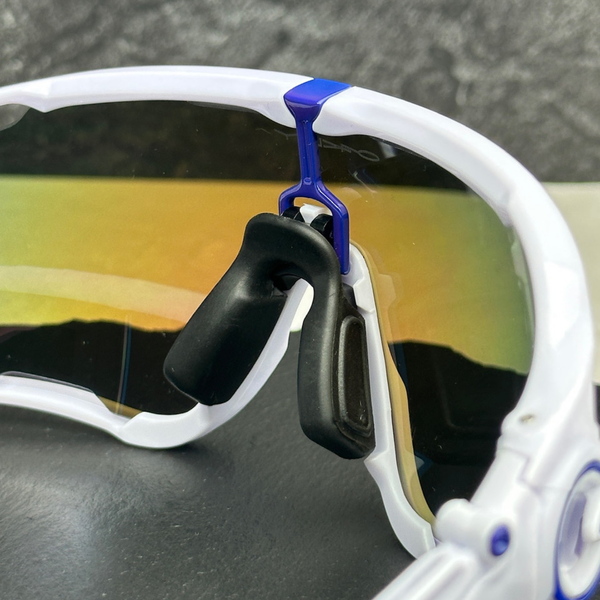 Солнцезащитные очки Oakley Jawbreaker Asia Fit OO9270 Polished White/Prizm Sapphire