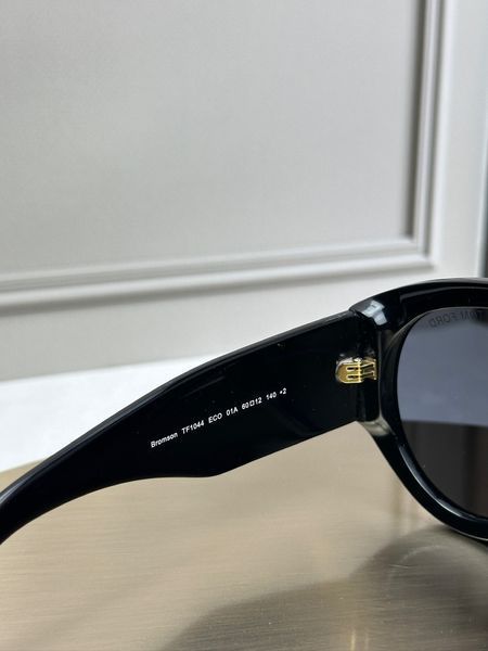 Сонцезахисні окуляри Tom Ford FT1044 чорні оверсайз авіатор, темна лінза, унісекс