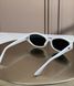 Сонцезахисні окуляри Ray-Ban RB4473 білі, темна сіро-чорна лінза, жіночі, унісекс &mdash; фото 3