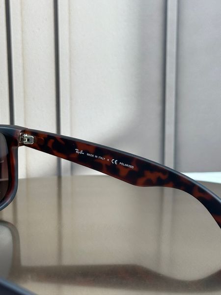 Сонцезахисні окуляри Ray-Ban Justin RB4165 гавана коричнева лінза поляризовані унісекс