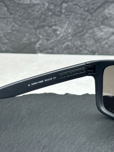 Сонцезахисні окуляри Oakley Holbrook XL OO9417 чорні матові Prizm поляризовані