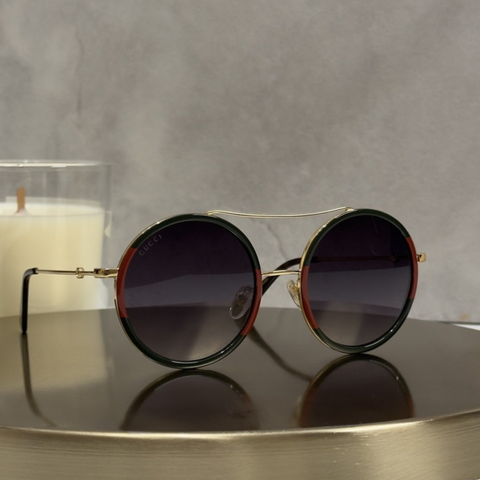Сонцезахисні окуляри Gucci GG0061S Gold/Grey Gradient