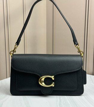 Сумка жіноча COACH Tabby Shoulder Bag 26 чорна через плече