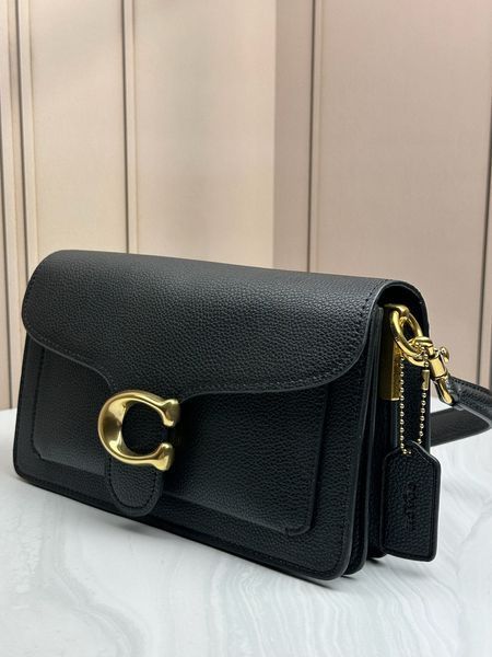 Сумка жіноча COACH Tabby Shoulder Bag 26 чорна через плече