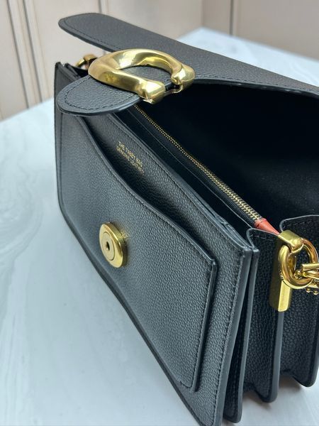 Сумка жіноча COACH Tabby Shoulder Bag 26 чорна через плече