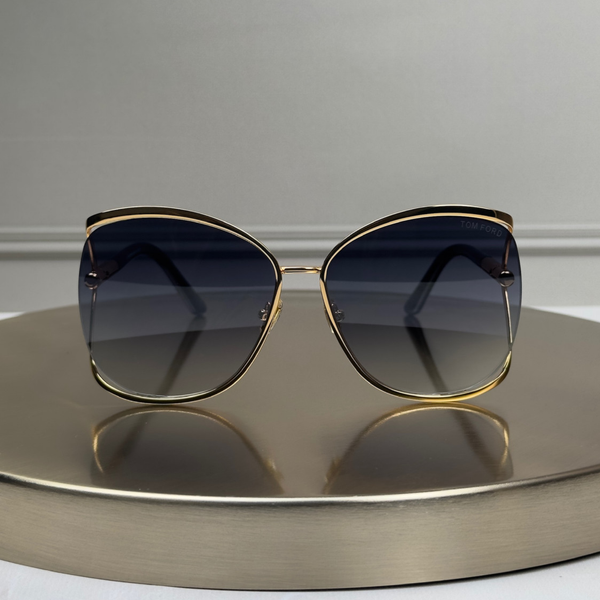 Сонцезахисні окуляри Tom Ford Marta FT1091 Black Gold/Gradient Smoke