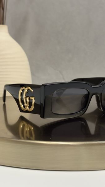 Сонцезахисні окуляри Gucci GG1425S 001 Black/Grey Force133 фото