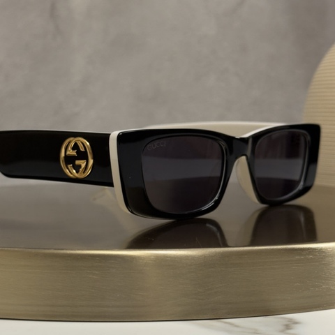 Сонцезахисні окуляри Gucci GG0516S Black-White/Grey