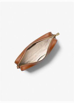 Жіноча сумка через плече Michael Kors Jet Set Crossbody Коричнева з монограмою