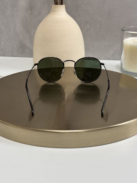 Сонцезахисні окуляри Ray-Ban Round Metal RB3447 ганметал круглі G15 унісекс